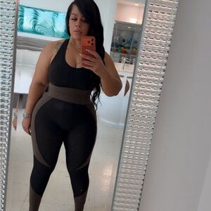 Three Piece Seamless Active Set - Mocha